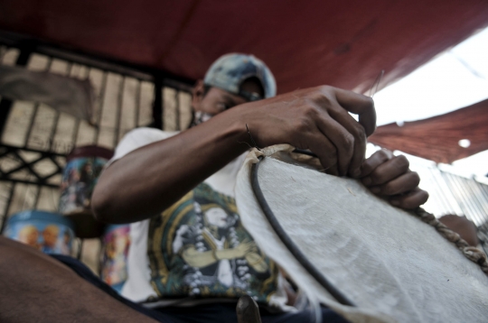 Nestapa Penjual Beduk Tanah Abang Terdampak Covid-19