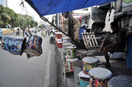 Nestapa Penjual Beduk Tanah Abang Terdampak Covid-19