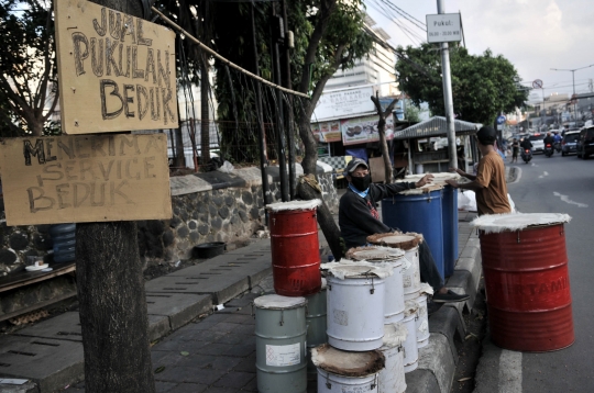 Nestapa Penjual Beduk Tanah Abang Terdampak Covid-19