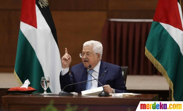 Foto : Reaksi Presiden Palestina Saat Ancam Rencana Israel ...