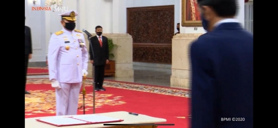 Jokowi Resmi Lantik Kasal dan Kasau Baru di Istana Negara