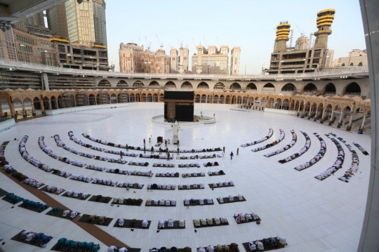 Suasana Salat Idul Fitri di Masjidil Haram