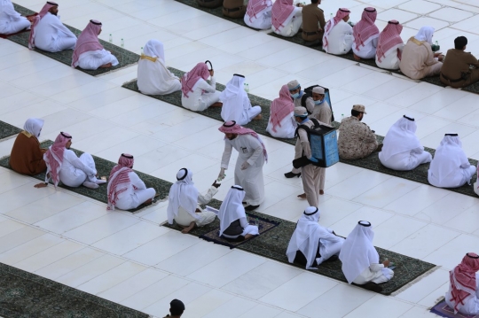 Suasana Salat Idul Fitri di Masjidil Haram