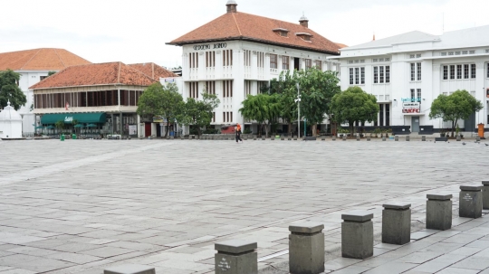 H+2 Lebaran, Kota Tua Sepi Akibat Pandemi