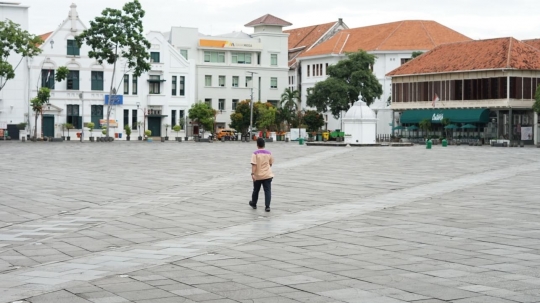 H+2 Lebaran, Kota Tua Sepi Akibat Pandemi