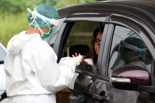 Pantau Covid-19, Rapid Test Drive Thru Digelar di Titik Pengecekan Jatijajar