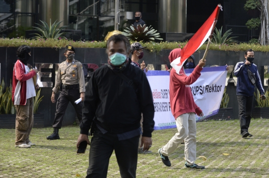 Geruduk KPK, Massa Solidaritas Mahasiswa Minang Jakarta Dibubarkan