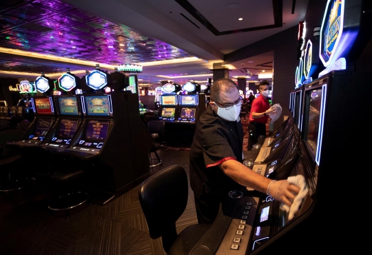 Intip Persiapan Kasino di Las Vegas Jelang Pembukaan Kembali