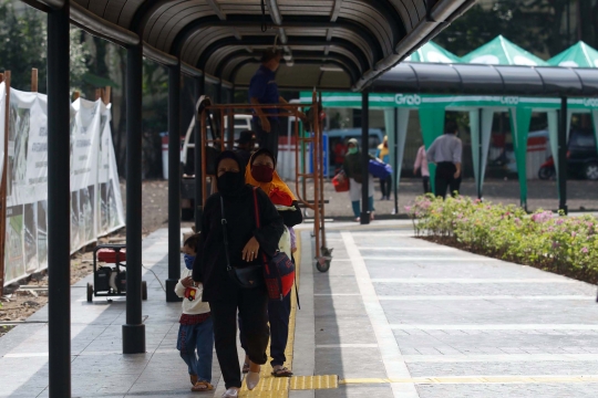 Jalur Khusus untuk Angkutan Umum di Tanah Abang