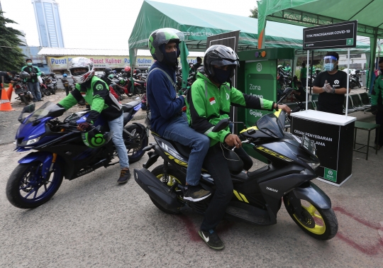 PSBB Transisi, Ojek Online Kembali Angkut Penumpang