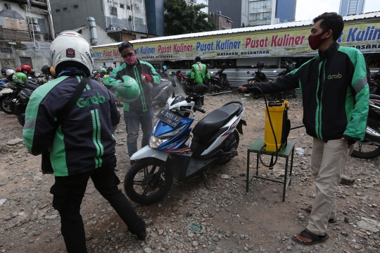 PSBB Transisi, Ojek Online Kembali Angkut Penumpang