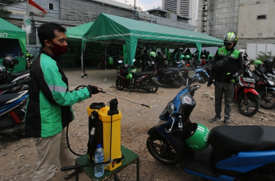PSBB Transisi, Ojek Online Kembali Angkut Penumpang