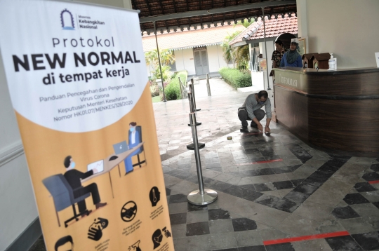 Persiapan Protokol Kesehatan di Museum Kebangkitan Nasional