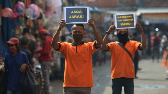 Aksi Kampanye Kesehatan di Pasar Jatinegara