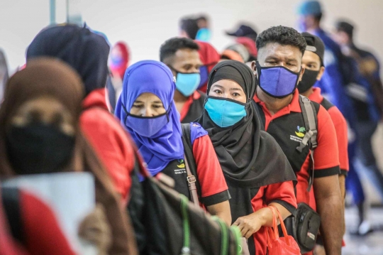 436 TKI Ilegal dari Malaysia Tiba di Tanjung Priok