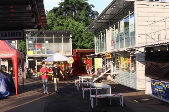 Pusat Kuliner Thamrin 10 Kembali Dibuka dengan Terapkan Protokol Kesehatan