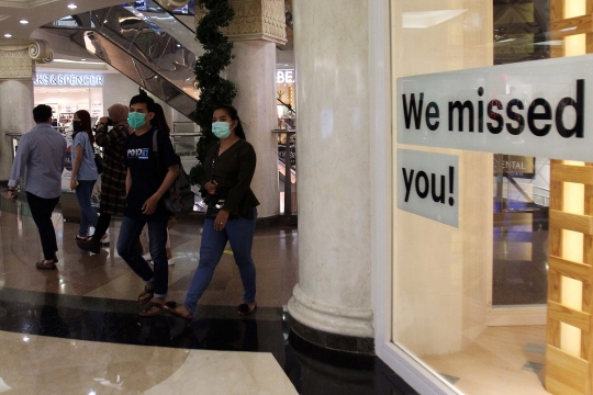 Penerapan Protokol Kesehatan di Mall