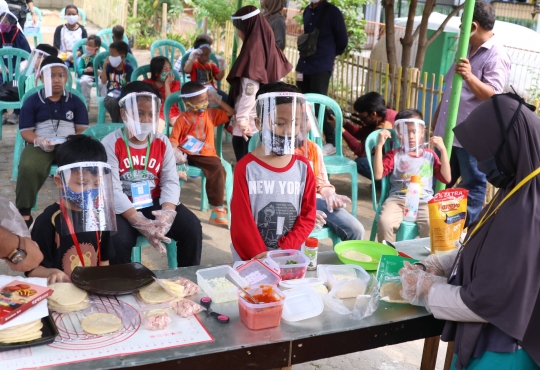 Melihat Kampung Belajar Anak dengan Protokol Kehidupan Baru