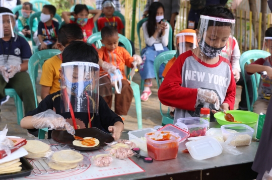 Melihat Kampung Belajar Anak dengan Protokol Kehidupan Baru