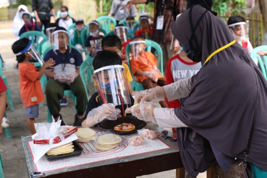 Melihat Kampung Belajar Anak dengan Protokol Kehidupan Baru