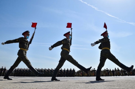 Melihat Persiapan Parade Kemenangan Rusia di Tengah Pandemi