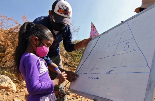 Perjuangan Guru di Bolivia Mengajar Murid-muridnya Kala Pandemi