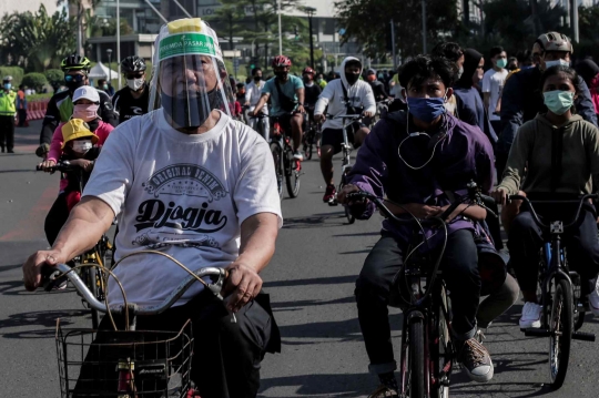 Suasana CFD Hari Pertama di Tengah Pandemi