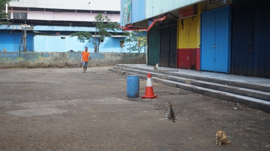 Suasana Pasar Minggu Usai Tiga Pedagang Positif Covid-19