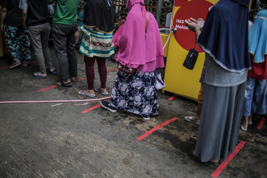 Pasar Kebayoran Lama Buka Kembali dengan Protokol Kesehatan