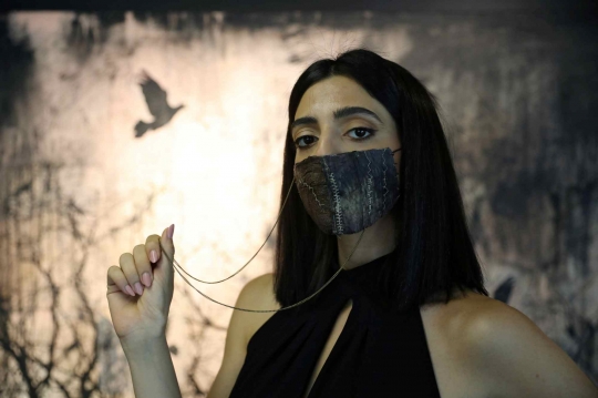 Unik, Koki Yordania Ciptakan Masker dari Kulit Terong