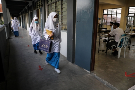 Covid-19 Terkendali, Sekolah di Malaysia Kembali Dibuka