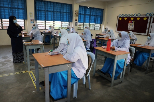 Covid-19 Terkendali, Sekolah di Malaysia Kembali Dibuka