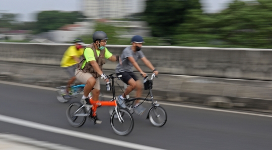 Suasana CFD di Jalan Layang Antasari