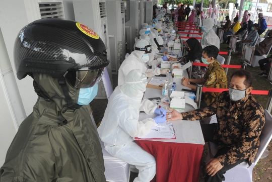 BIN Rapid Test Gratis Terhadap 800 Warga di Pamulang