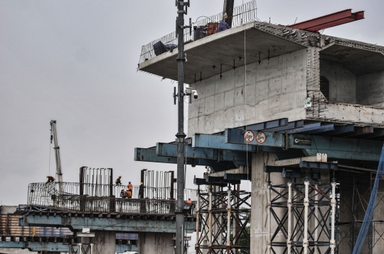 Progres Pembangunan Flyover Cakung