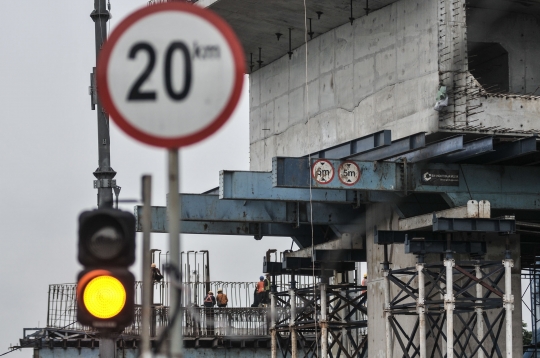 Progres Pembangunan Flyover Cakung