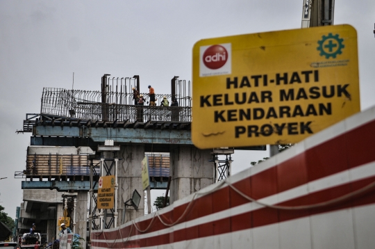 Progres Pembangunan Flyover Cakung