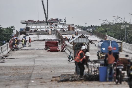 Progres Pembangunan Flyover Cakung