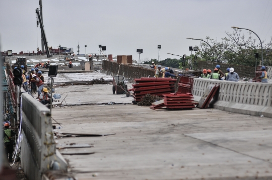 Progres Pembangunan Flyover Cakung