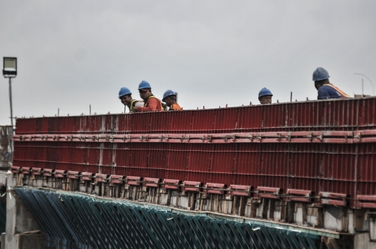 Progres Pembangunan Flyover Cakung