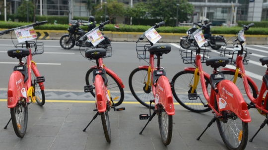 Uji Coba Layanan Bike Sharing di Jakarta