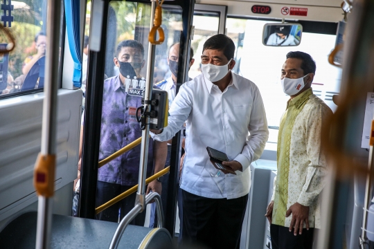 Bus Listrik TransJakarta Mulai Diuji Coba