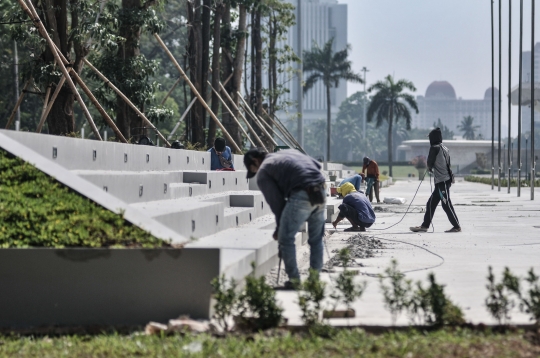 Revitalisasi Plaza Senayan Monas Hampir Rampung