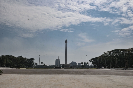 Revitalisasi Plaza Senayan Monas Hampir Rampung