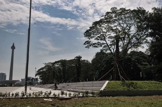 Revitalisasi Plaza Senayan Monas Hampir Rampung