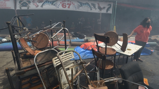 Kebakaran Ruko Mebel di Jalan Minangkabau Barat