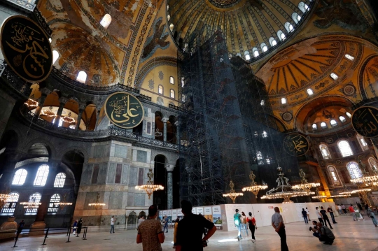 Kemegahan Hagia Sophia yang Resmi Diubah Jadi Masjid di Turki