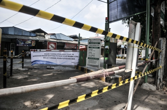 41 Pedagang Positif Covid-19, Pasar Cempaka Putih Ditutup