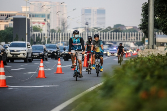 Minggu Depan, Pemprov DKI Putuskan Tiadakan Jalur Sepeda Sudirman-Thamrin