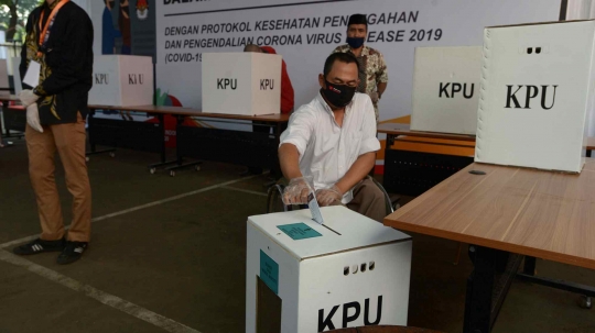 KPU Gelar Simulasi Pemungutan Suara untuk Pilkada New Normal